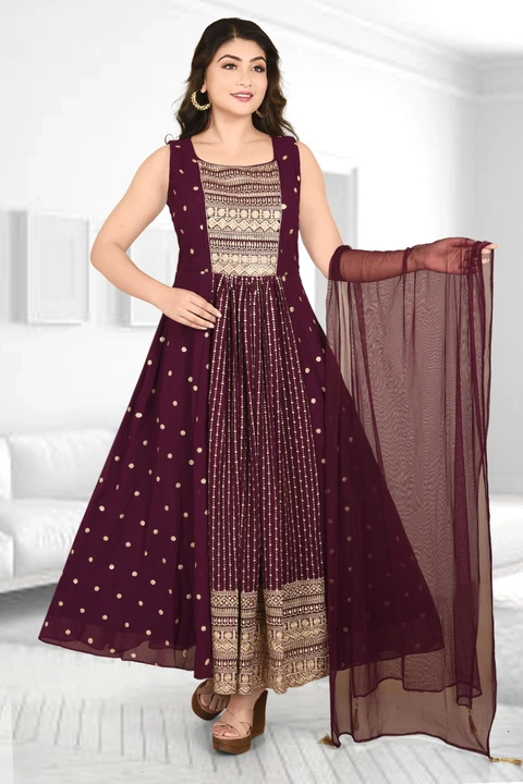 Product image with price: Rs. 1495, ID: gown-77a0b2e4