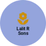 Business logo of Lalit r sons