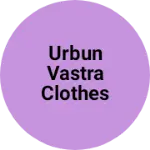 Business logo of Urbun vastra clothes shop