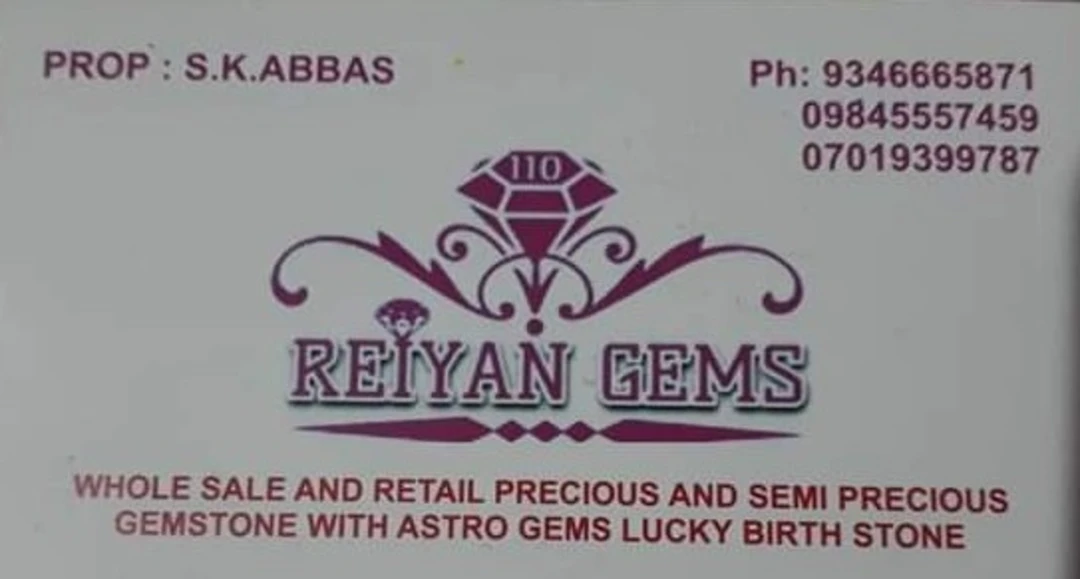 Visiting card store images of RG Group of Gems 💎 And jewels 💍