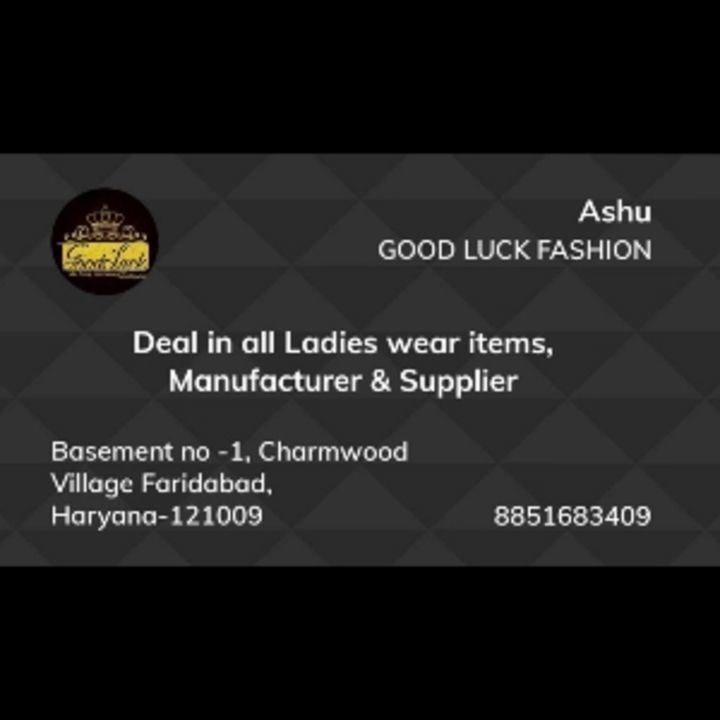 Post image Good Luck Fashion has updated their profile picture.