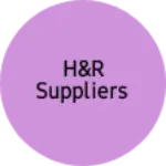 Business logo of H&r suppliers