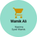 Business logo of Wamik Ali