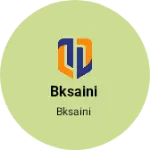 Business logo of Bksaini