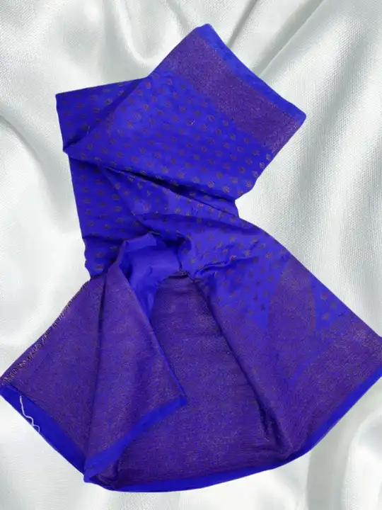 Semi dupion soft silk saree  uploaded by Farhan fabrics on 3/12/2023