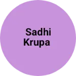 Business logo of Sadhi krupa