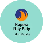 Business logo of Kapora nity paty coat kurty business