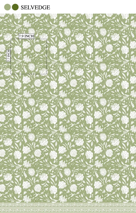 Printed cotton fabric uploaded by business on 3/12/2023