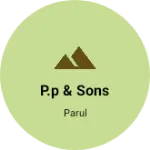 Business logo of P.p & sons