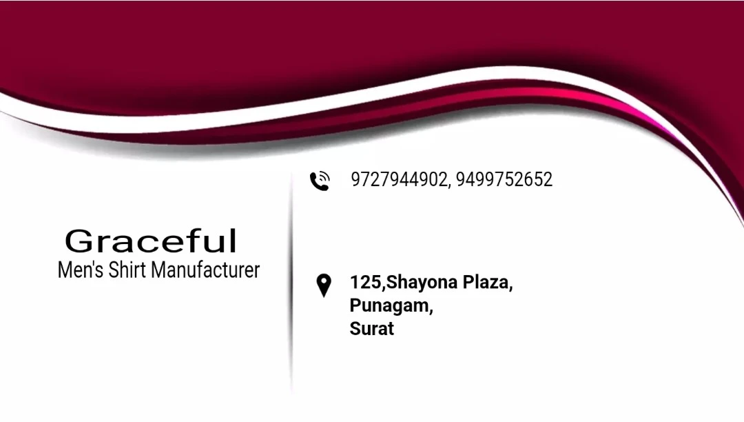 Visiting card store images of Graceful