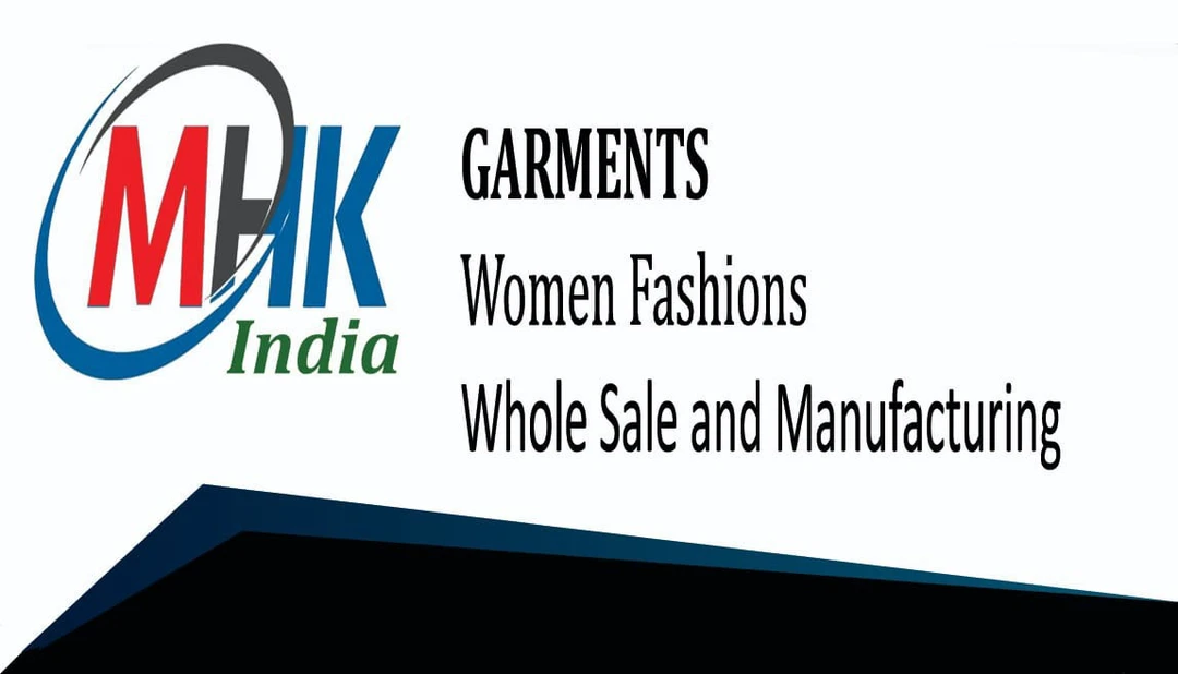 Visiting card store images of MHK India Fashions