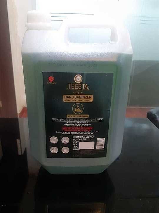 Teesta hand sanitizers in 5 ltrs.. uploaded by business on 7/9/2020