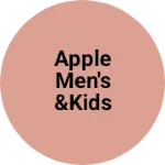 Business logo of Apple men's &kids wear