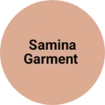 Business logo of Samina garment