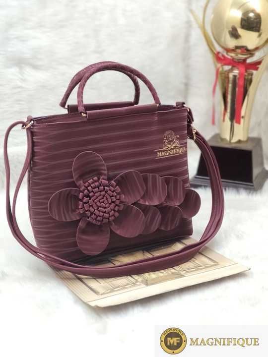 Magnifique Floral Sling bag + Handbag (4D Material) uploaded by Magnifique Bags on 2/25/2021