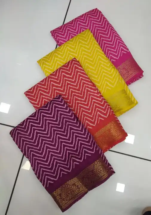 Cotton saree uploaded by Pehnava Nx on 3/12/2023