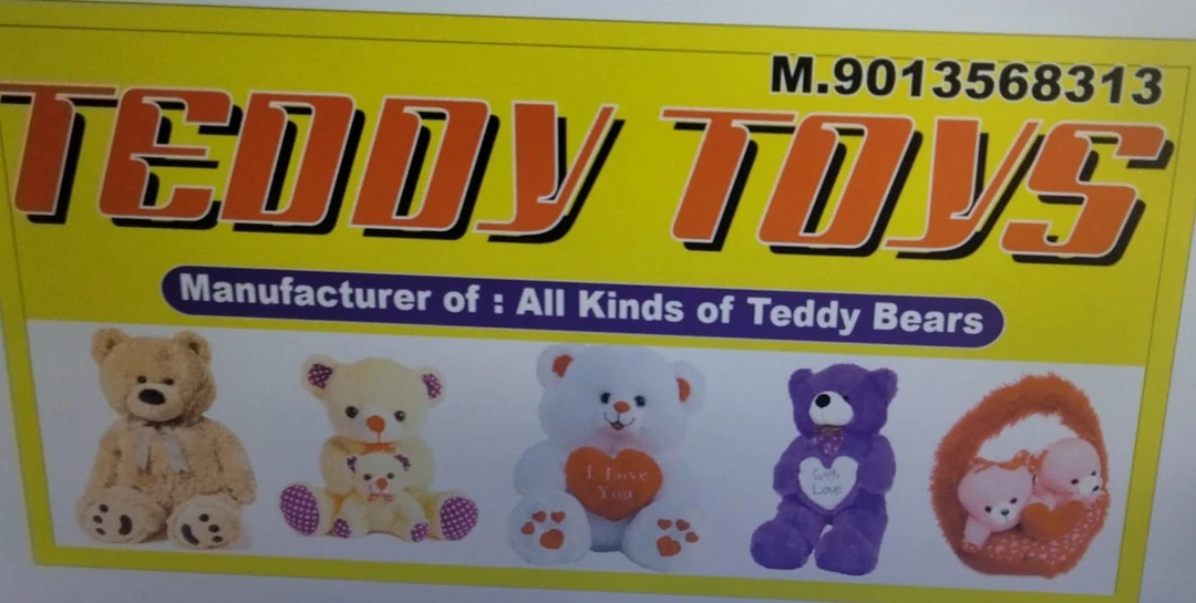 Visiting card store images of Teddy toys