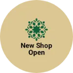 Business logo of New shop open