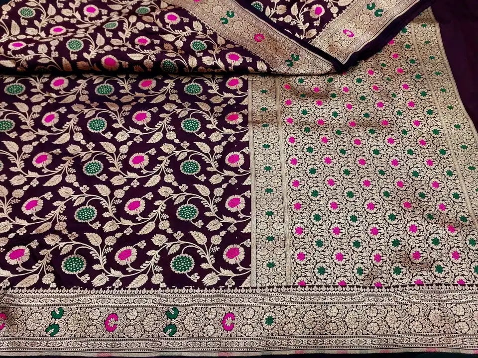 Pure silk upada mina uploaded by Banarsi saree manufacturer on 3/12/2023