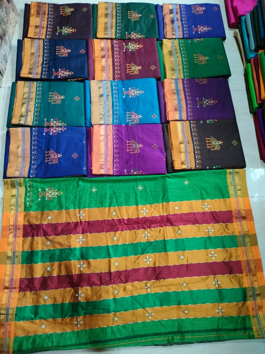 Cotton work saree  uploaded by Ashwini sarees on 5/31/2024