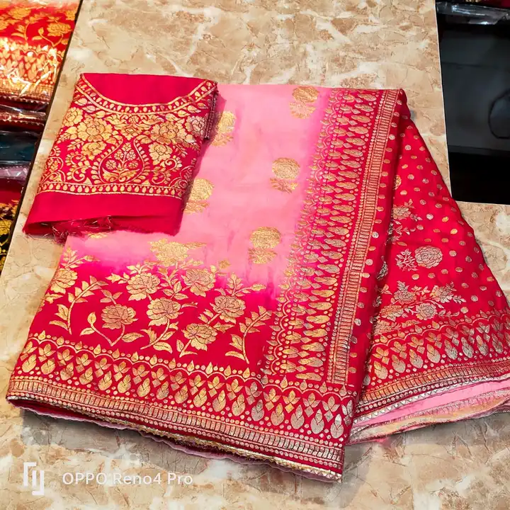 Dola Silk fabric uploaded by Gota Patti manufacturing on 3/12/2023