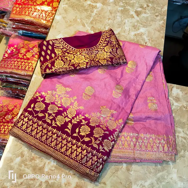 Dola Silk fabric uploaded by Gota Patti manufacturing on 3/12/2023