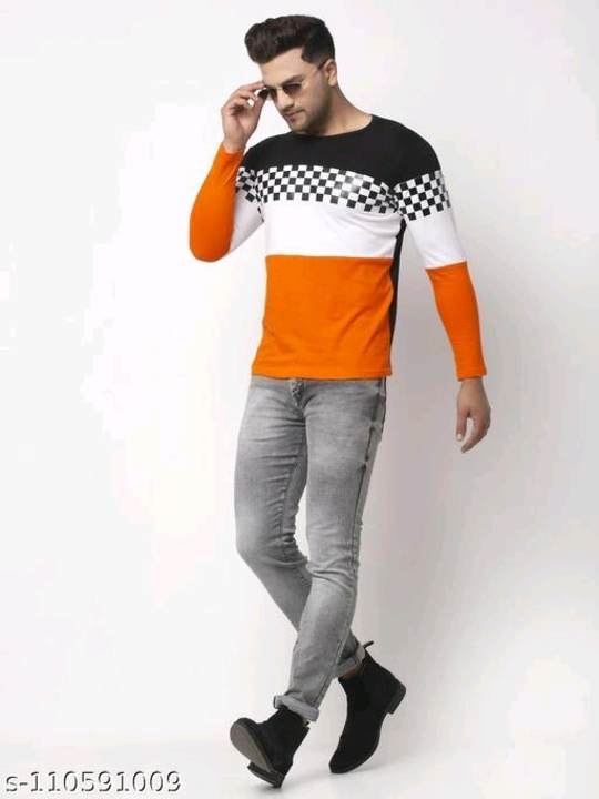Post image Pretty Fashionista Men Tshirts
Name: Pretty Fashionista Men Tshirts
Fabric: Cotton Blend
Sleeve Length: Long Sleeves
Pattern: Colorblocked
Net Quantity (N): 1
Sizes:
S (Chest Size: 38 in, Length Size: 27 in) 
M (Chest Size: 40 in, Length Size: 27.5 in) 
L (Chest Size: 42 in, Length Size: 28 in) 

1
Country of Origin: India