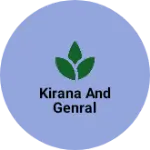 Business logo of Kirana and genral
