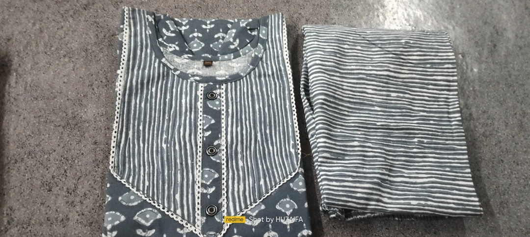 Jaipuri cotton pent top  uploaded by Arshiya fashion Ledis suit on 3/12/2023