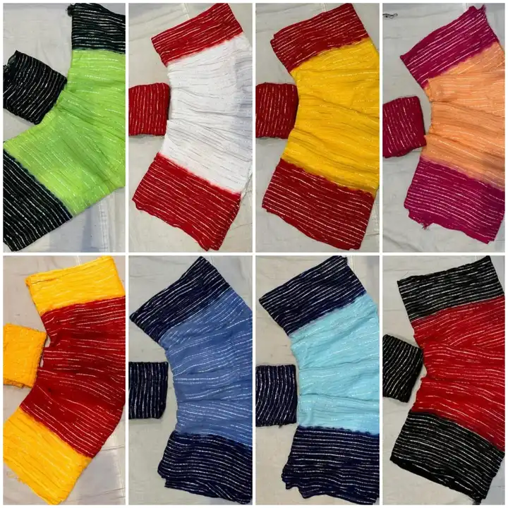 🔱🔱🔱🕉️🕉️🕉️🔱🔱🔱

        Special launching 2 dying sarees 

      🥰original product 🥰


👉  uploaded by Gotapatti manufacturer on 3/12/2023