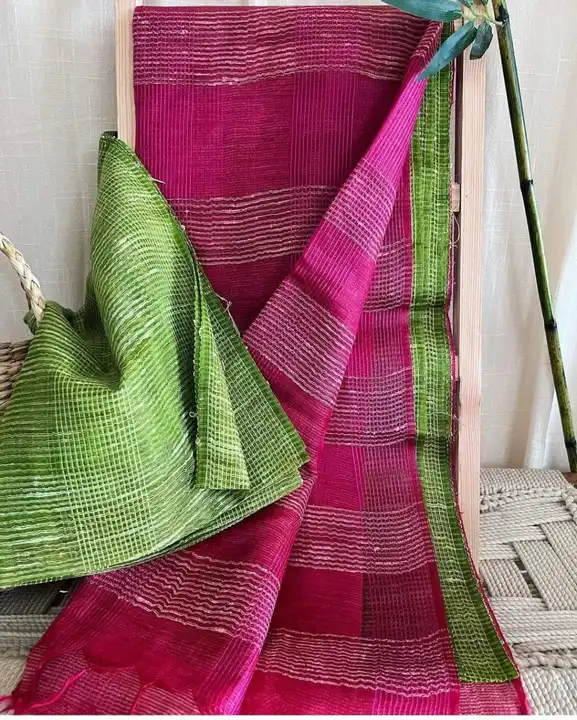 Jute Organga Silk Sarees uploaded by Salman Handloom on 3/13/2023