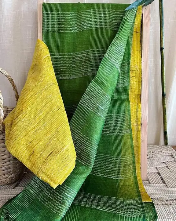 Jute Organga Silk Sarees uploaded by Salman Handloom on 3/13/2023