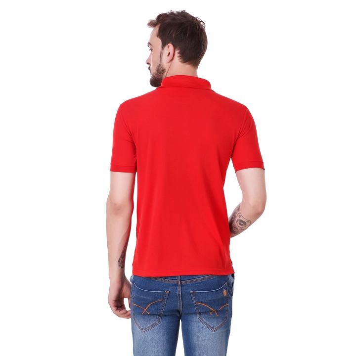 Mens polo tshirt red uploaded by Fashion plus on 3/13/2023