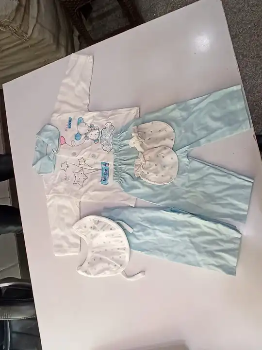 New born baby 5pcs set  uploaded by China leggings & Palazzo on 3/13/2023