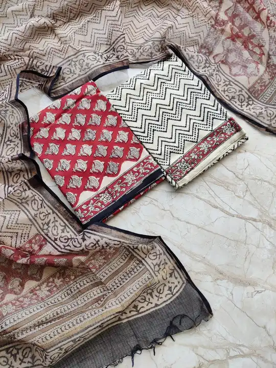 🥰🥳🥰🥳

Traditional Hand Block Printed

Cotton Suit Set
👉 *With Pure Cotton Kota Doriya Dupatta*
 uploaded by Roza Fabrics on 3/13/2023