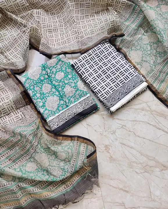 🥰🥳🥰🥳

Traditional Hand Block Printed

Cotton Suit Set
👉 *With Pure Cotton Kota Doriya Dupatta*
 uploaded by Roza Fabrics on 3/13/2023