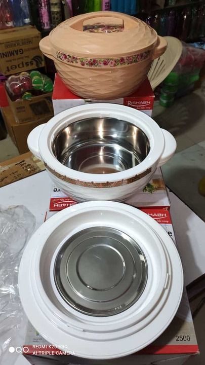 Rishab signature casserole 2500 ml 280₹/pcs.  MRP 517₹ uploaded by Home&kitchan and toys house on 2/25/2021