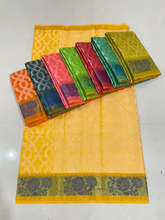 Patola Cotton Saree
Length - 6+ meter
Set - 7 pieces
MOQ- 14 pieces
 uploaded by Salik Garments on 3/13/2023