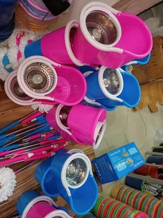 Steel bucket mop heavy duty 540/pcs. uploaded by Home&kitchan and toys house on 2/25/2021
