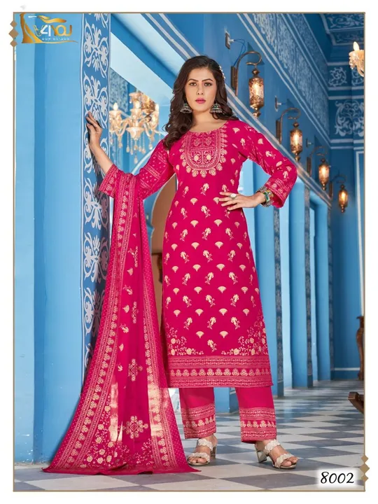 *V4YOU………*
(Brand By THE WOMEN’S THREAD)

Presenting our new catalogue

*❤️NYKAA VOL 8❤️*

Fabric De uploaded by Agarwal Fashion  on 3/13/2023