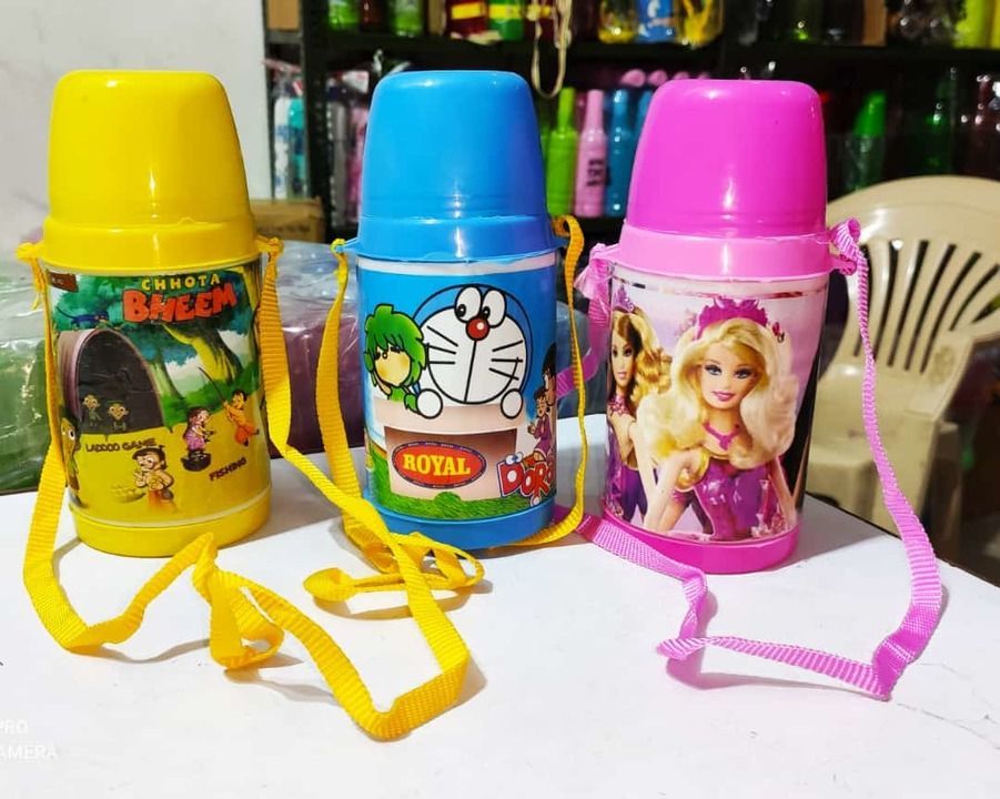 Kartun printed small bottle 26₹/pcs uploaded by Home&kitchan and toys house on 2/25/2021