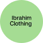 Business logo of Ibrahim clothing