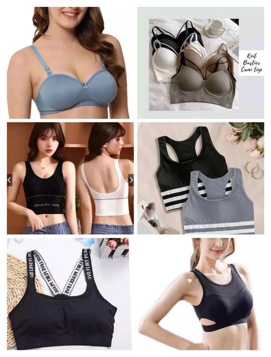 Fancy sports wear bra uploaded by Women's fashion store on 3/13/2023