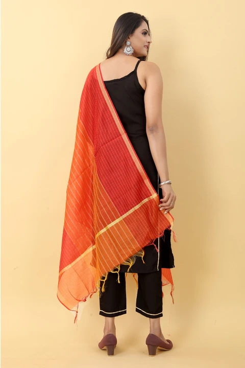 Rayon sleeve less kurti with dupatta set uploaded by Galani Fashion on 3/13/2023