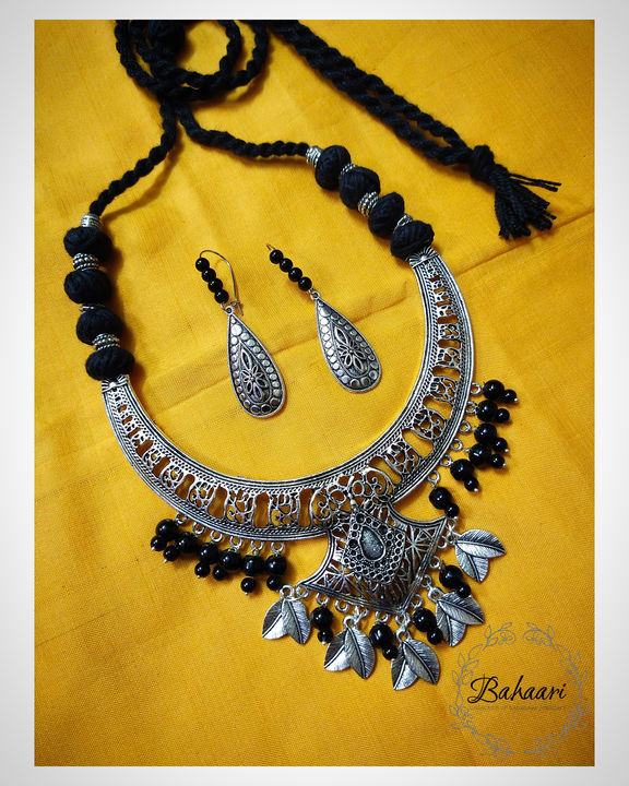 Oxidized necklace uploaded by business on 2/25/2021