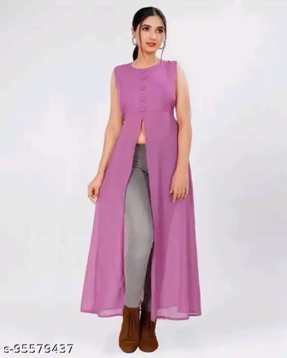 *Stylish latest women top*

Fabric jorjet 

Size M.L.XL.XXL mix

Pic 150

*Rate 120 fix rat 

Colour uploaded by Krisha enterprises on 3/13/2023