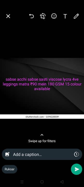 Post image Hey! Checkout my new product called
Viscose likera 4 ve 180 GSM legi.