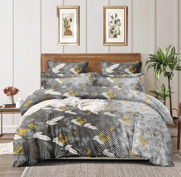 DND Bedsheets beta queen size collection 125 gsm packaging includes pillo full size pvc pack  uploaded by Dnd febrics on 3/13/2023