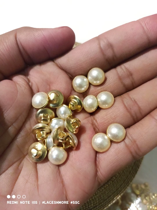 Pearl buttons  uploaded by Shree Shakti Collection on 3/13/2023