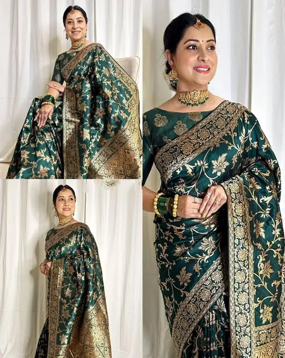 Rich pallu with allover flower design saree uploaded by DHANANJAY CREATIONS on 3/13/2023